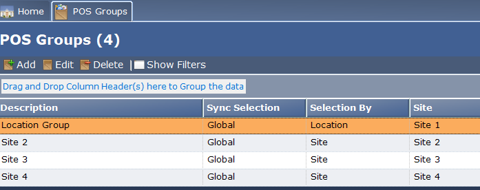 Screenshot 11.6 Desktop POS Groups